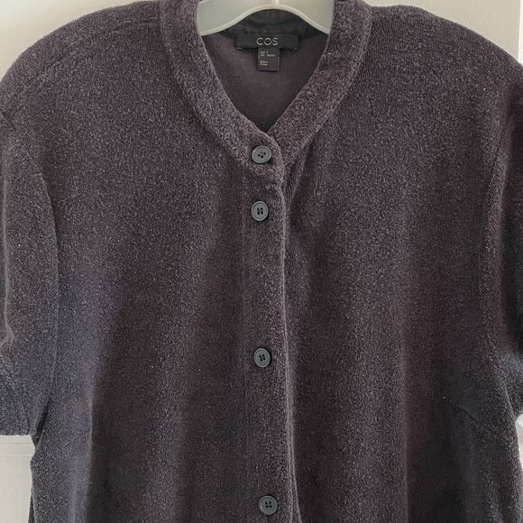 Button-down terry fabric romper - Picture 6 of 11